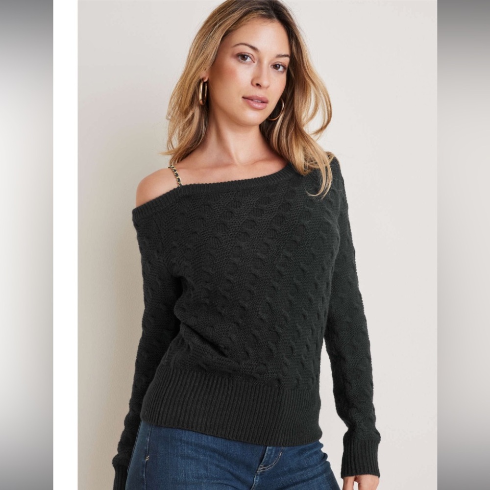 Venus chain detail sweater XS NWT